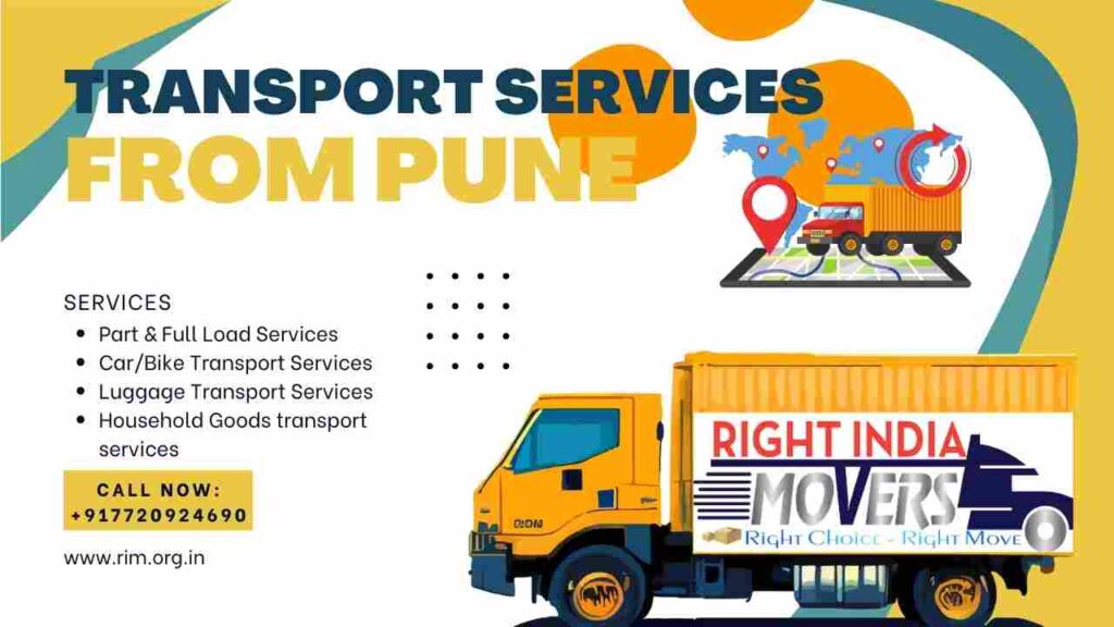 pune to delhi transport services