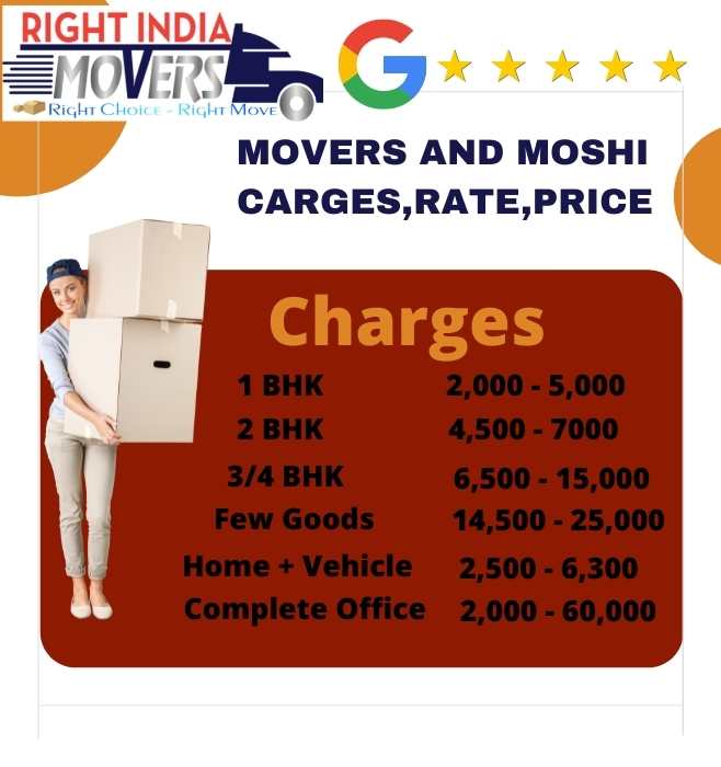 Movers and Packers in Moshi Charges ,Rate,Prices