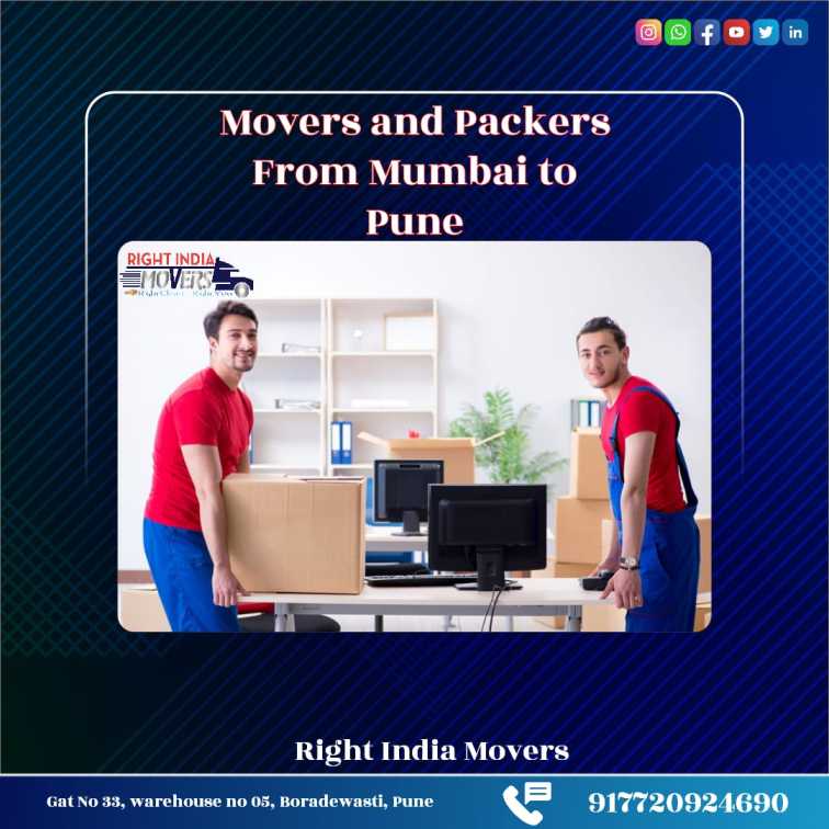 Movers Packers From Mumbai to Pune