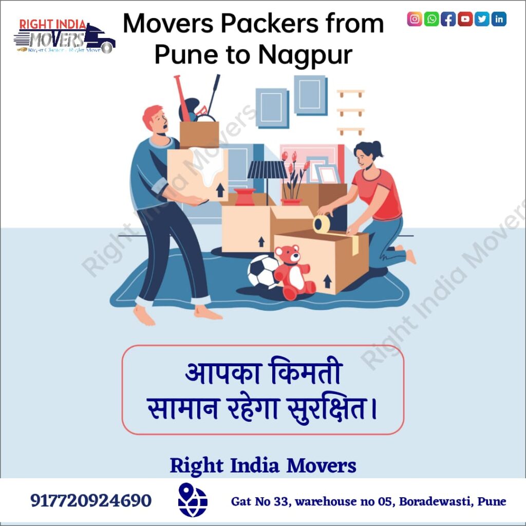 Movers Packers from Pune to Nagpur