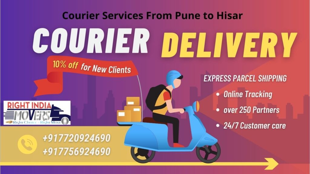 Courier Services from Pune to Hisar
