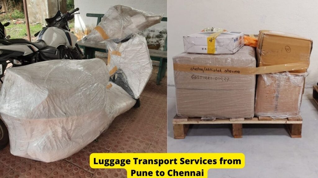luggage transport services from pune to chennai