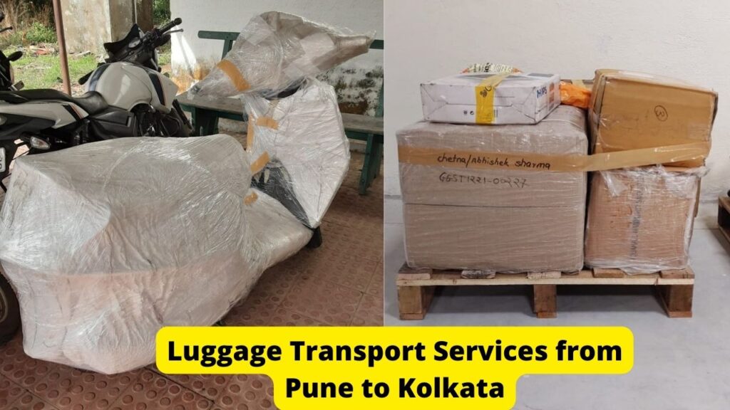luggage transport services from pune to kolkata