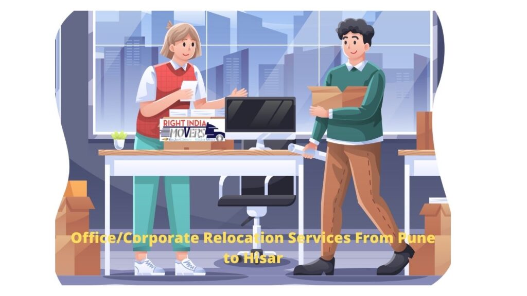 Office Corporate Relocation Services from Pune to Hisar