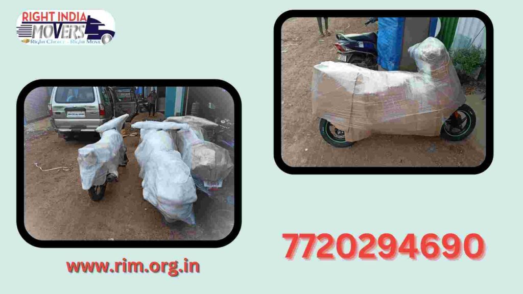 Scooty Packing and bike transport service in bangalore